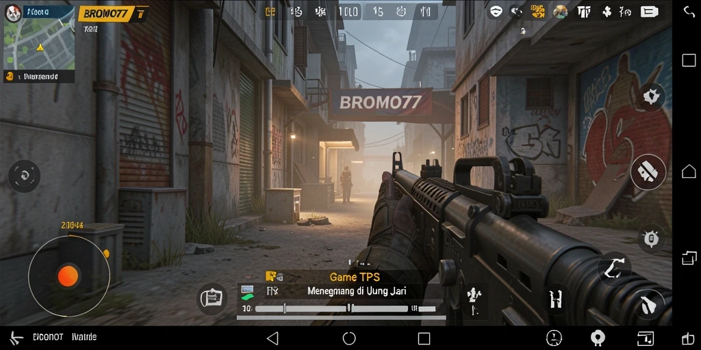 Tampilan gameplay BROMO77 yang seru dan menantang.
