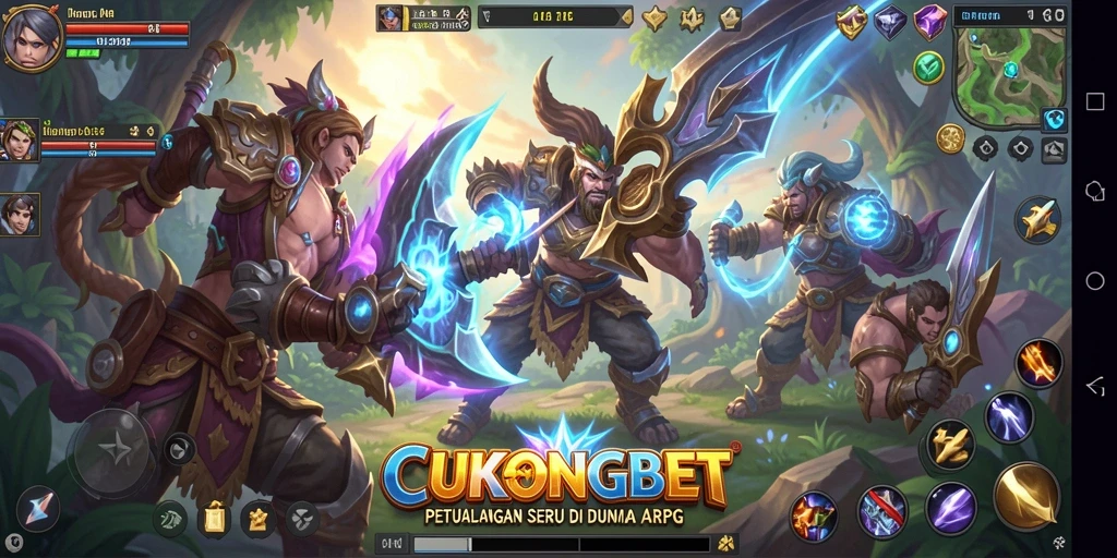 Gameplay seru CUKONGBET dengan aksi ARPG yang mendebarkan.