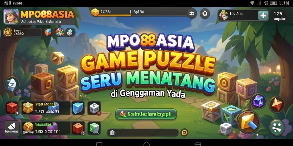 Tampilan gameplay seru dari MPO88ASIA yang menampilkan tantangan Puzzle.