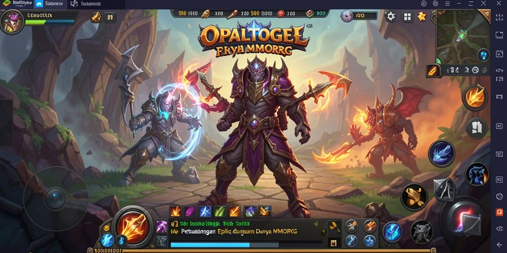 Tampilan gameplay seru OPALTOGEL yang menakjubkan.