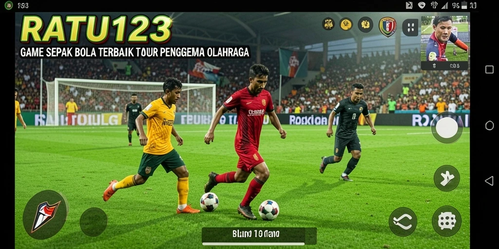 Screenshot gameplay saat pertandingan sepak bola menyerupai kenyataan.