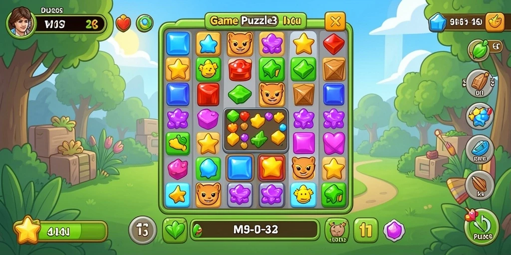 Tampilan menarik dari gameplay W67 yang seru dan menantang.